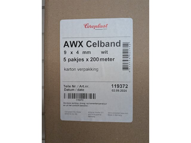 Partij divers glasband en celband diverse kleuren - afbeelding 34 van  64