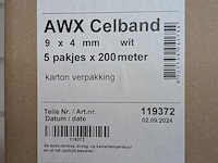 Partij divers glasband en celband diverse kleuren - afbeelding 34 van  64