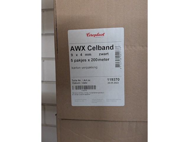 Partij divers glasband en celband diverse kleuren - afbeelding 45 van  64