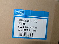 Partij divers glasband en celband diverse kleuren - afbeelding 60 van  64