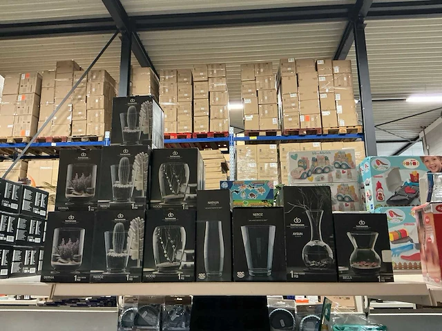 Partij divers homeware glaswerk (25x) - afbeelding 1 van  5
