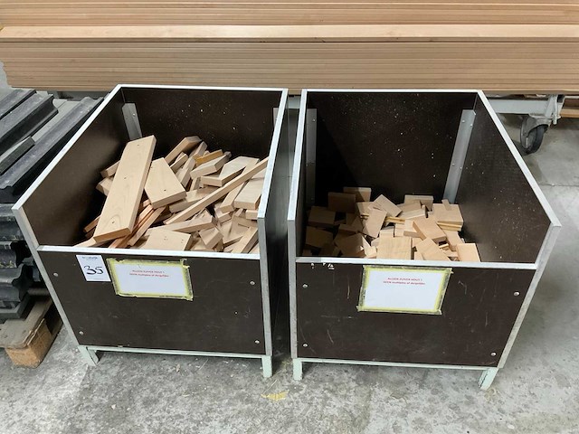 Partij divers hout- en plaatmateriaal - afbeelding 1 van  7