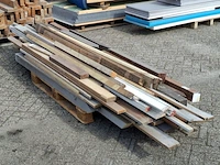 Partij divers hout restmateriaal op 2x pallet - afbeelding 2 van  8