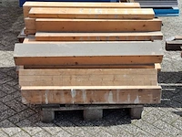 Partij divers hout restmateriaal op 2x pallet - afbeelding 7 van  8