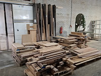 Partij divers hout restmateriaal - afbeelding 1 van  16