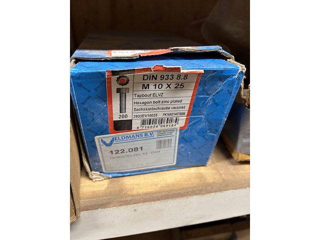 Partij divers ijzerwaar o.a. fischer, macnails - afbeelding 26 van  44