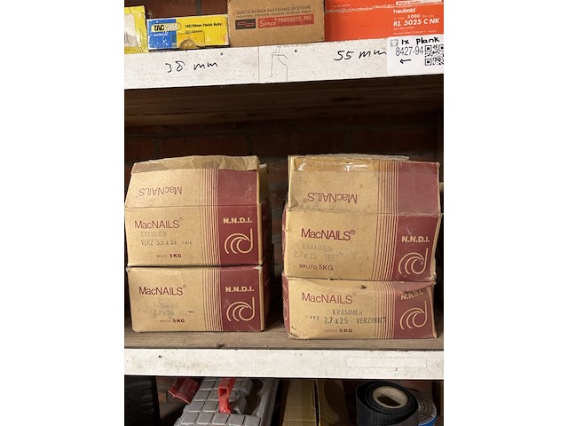 Partij divers ijzerwaar o.a. macnails - afbeelding 4 van  9