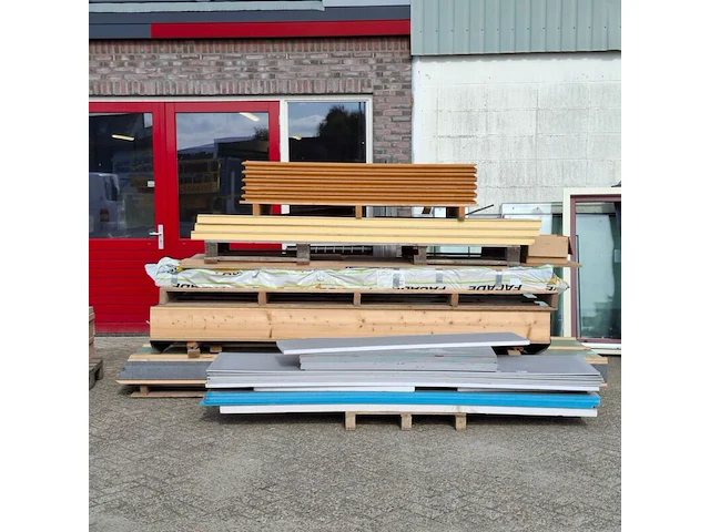 Partij divers isolatie plaatmateriaal op 2x pallet - afbeelding 1 van  10
