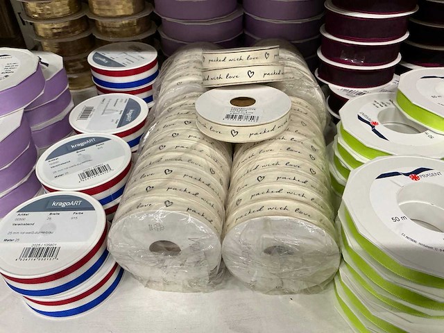 Partij divers lint (265x) - afbeelding 24 van  30