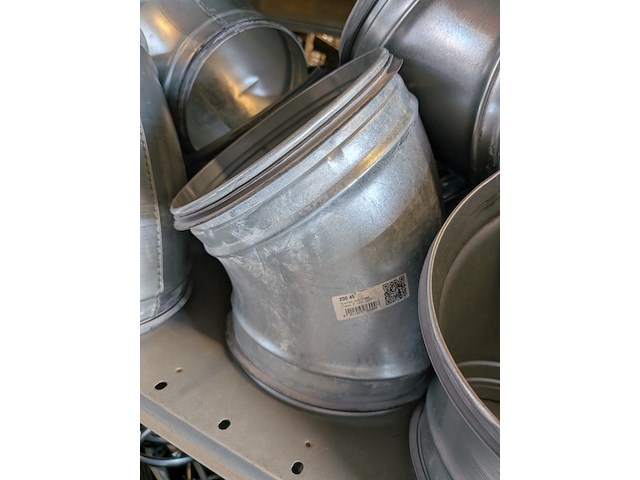 Partij divers luchtkanaal buismateriaal en toebehoren - afbeelding 22 van  55