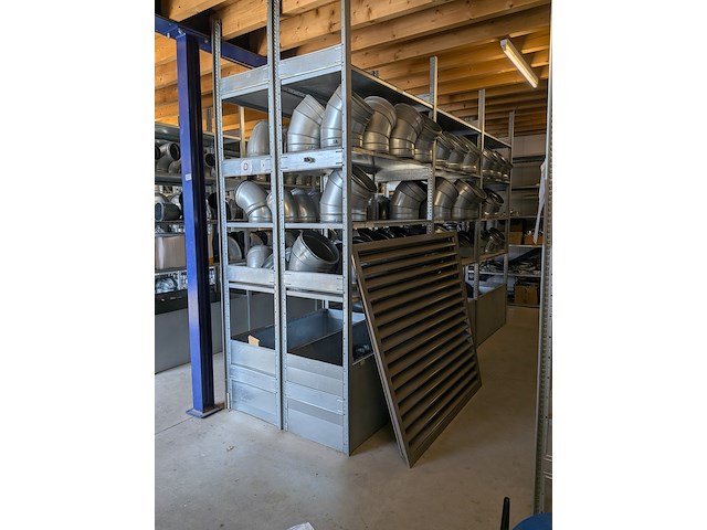 Partij divers luchtkanaal buismateriaal en toebehoren - afbeelding 12 van  55