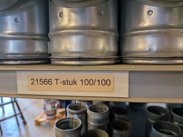 Partij divers luchtkanaal buismateriaal en toebehoren - afbeelding 55 van  63