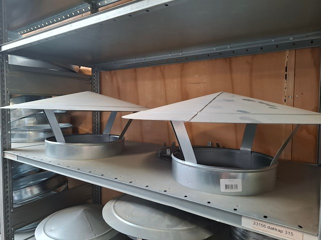 Partij divers luchtkanaal buismateriaal en toebehoren - afbeelding 22 van  24