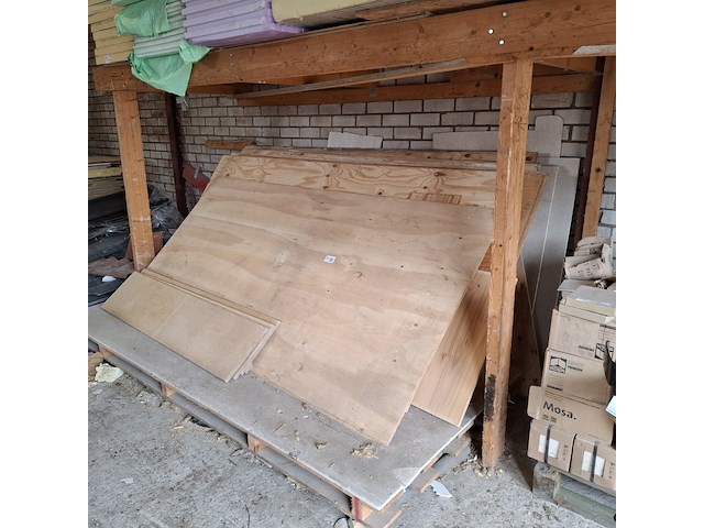 Partij divers multiplex plaatmateriaal - afbeelding 1 van  6