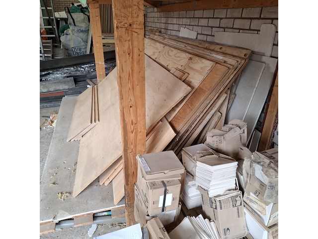 Partij divers multiplex plaatmateriaal - afbeelding 2 van  6