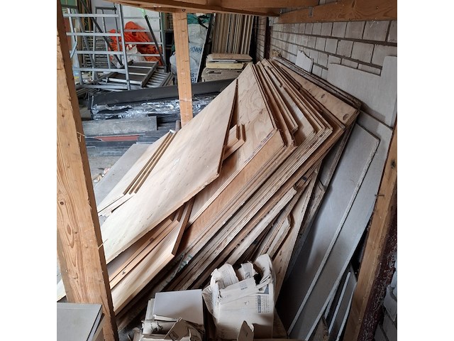 Partij divers multiplex plaatmateriaal - afbeelding 3 van  6