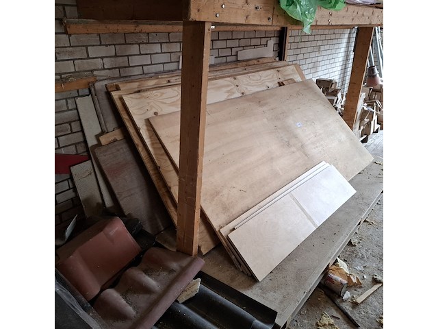 Partij divers multiplex plaatmateriaal - afbeelding 4 van  6