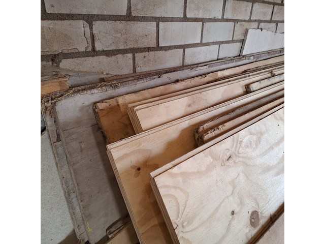 Partij divers multiplex plaatmateriaal - afbeelding 5 van  6