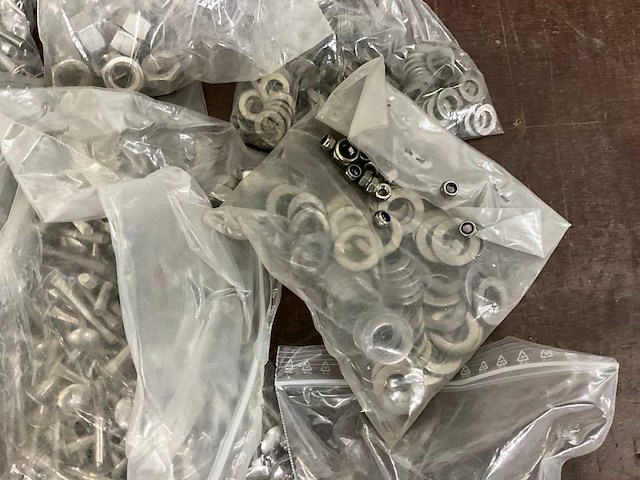 Partij divers rvs bevestigingsmaterieel - afbeelding 3 van  23