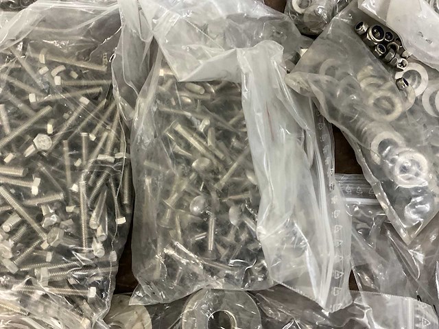 Partij divers rvs bevestigingsmaterieel - afbeelding 4 van  23