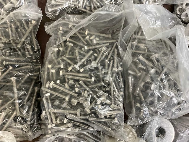 Partij divers rvs bevestigingsmaterieel - afbeelding 5 van  23