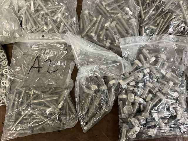 Partij divers rvs bevestigingsmaterieel - afbeelding 13 van  23