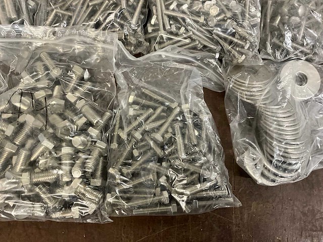 Partij divers rvs bevestigingsmaterieel - afbeelding 15 van  23