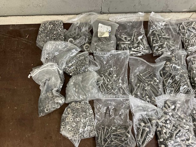Partij divers rvs bevestigingsmaterieel - afbeelding 12 van  23