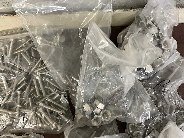 Partij divers rvs bevestigingsmaterieel - afbeelding 23 van  23