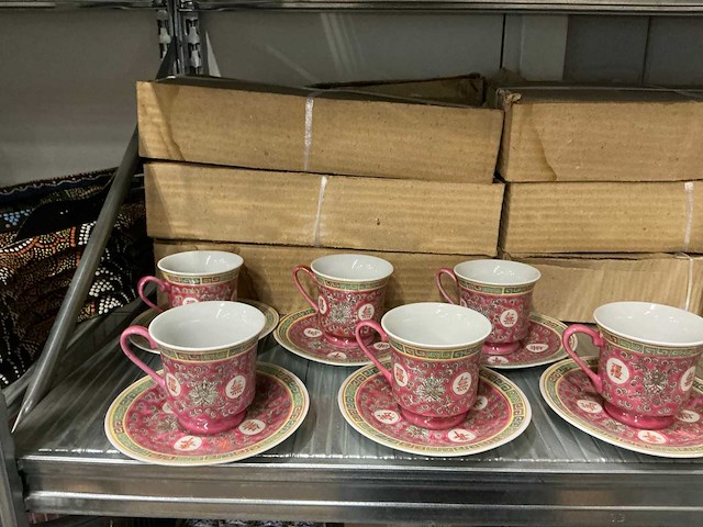 Partij divers servies/decoratie (2533x) - afbeelding 5 van  5