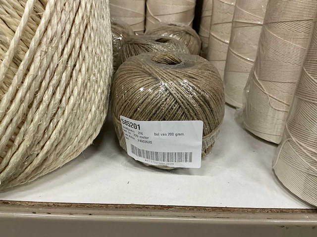 Partij divers sisal/bindgaren/bindgaren/touw (84x) - afbeelding 3 van  3
