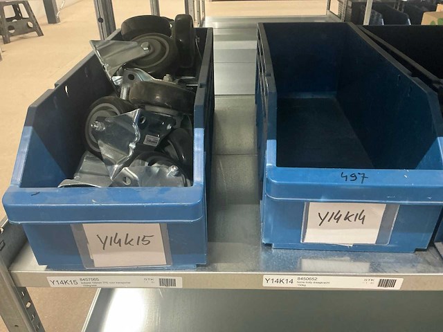 Partij divers soorten zwenk- en bokwielen - afbeelding 4 van  10