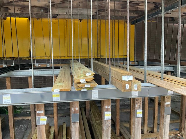 Partij divers tuinhout (150x) - afbeelding 8 van  9