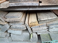 Partij divers tuinhout planken - afbeelding 5 van  7