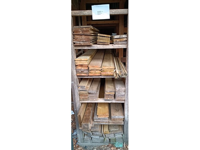 Partij divers tuinhout planken - afbeelding 6 van  7