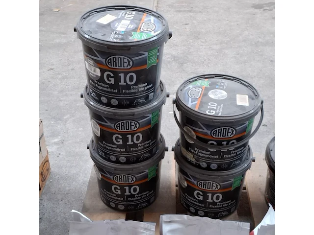 Partij divers voegmortel, ardex en schönox, sf design, uf premium & g10 - afbeelding 3 van  6