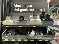 Partij diverse aluminium dakgootsysteem (170x) - afbeelding 2 van  3