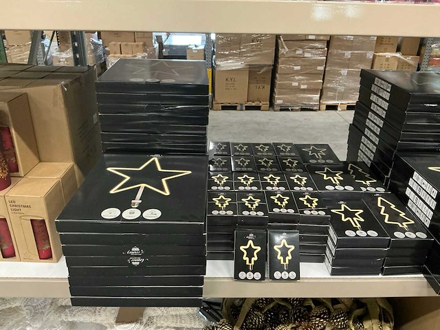 Partij diverse anna’s collection sterren&kerstboom lampen (170x) - afbeelding 2 van  6