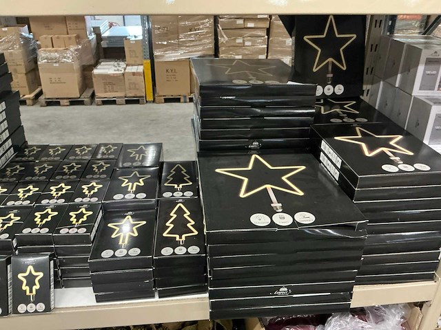 Partij diverse anna’s collection sterren&kerstboom lampen (170x) - afbeelding 3 van  6
