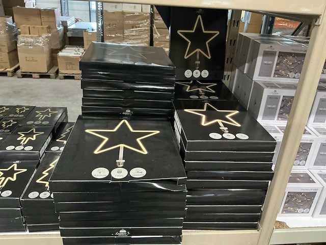 Partij diverse anna’s collection sterren&kerstboom lampen (170x) - afbeelding 4 van  6