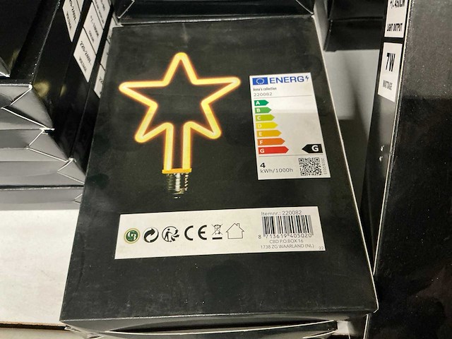 Partij diverse anna’s collection sterren&kerstboom lampen (96x) - afbeelding 6 van  9