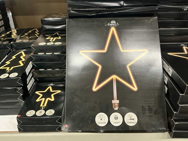 Partij diverse anna’s collection sterren&kerstboom lampen (96x) - afbeelding 5 van  9