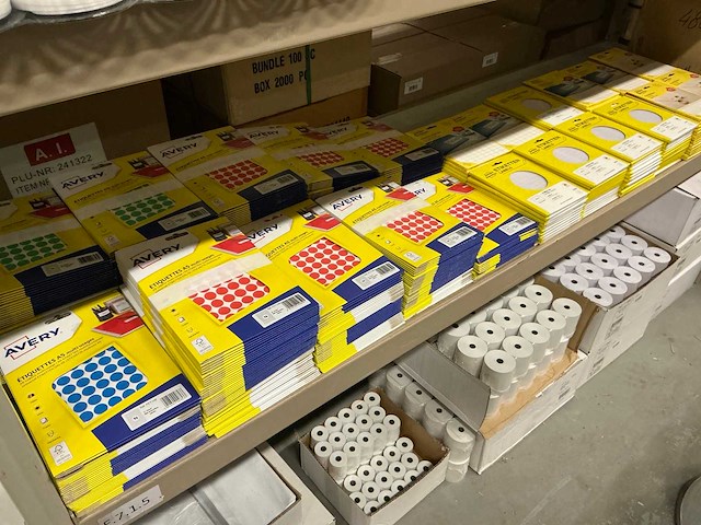 Partij diverse avery etiketten (539x) - afbeelding 1 van  7