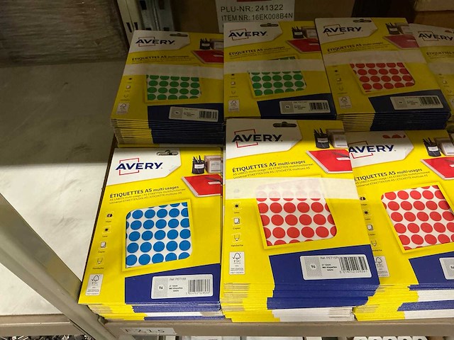 Partij diverse avery etiketten (539x) - afbeelding 7 van  7