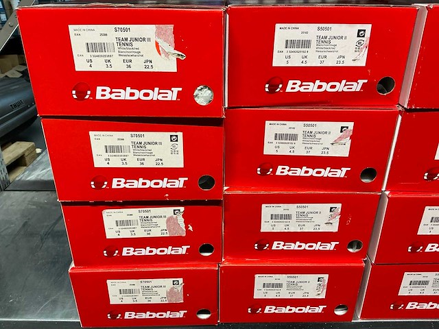 Partij diverse babolat tennis/padelschoenen (138x) - afbeelding 6 van  36