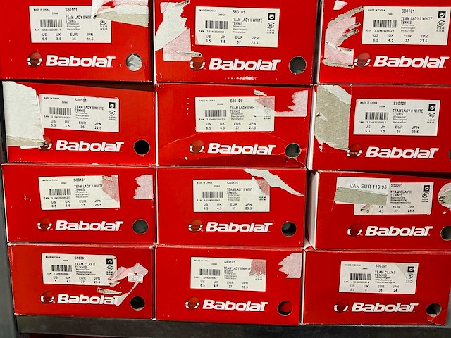 Partij diverse babolat tennis/padelschoenen (138x) - afbeelding 11 van  36
