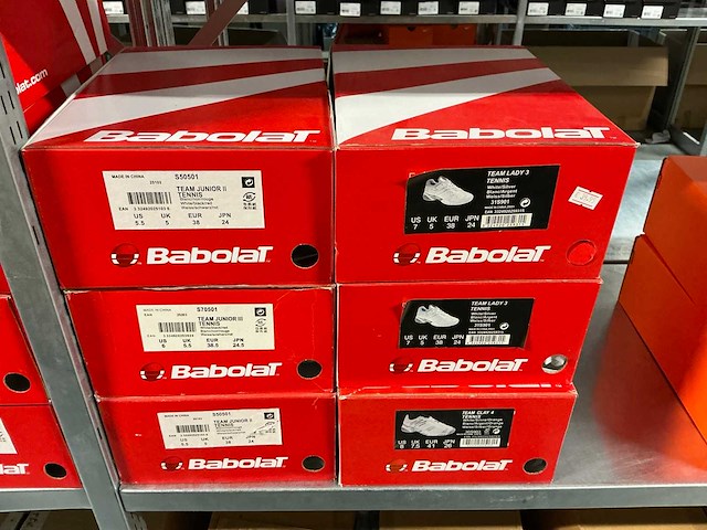 Partij diverse babolat tennis/padelschoenen (138x) - afbeelding 30 van  36