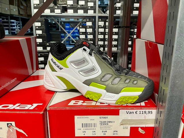Partij diverse babolat tennis/padelschoenen (138x) - afbeelding 23 van  36
