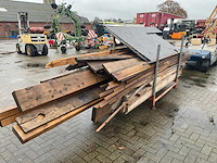 Partij diverse balk hout - afbeelding 6 van  7
