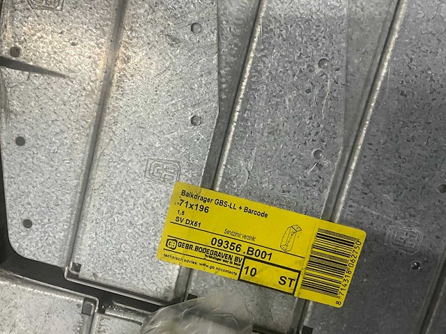 Partij diverse balkdragers (170x) - afbeelding 7 van  16